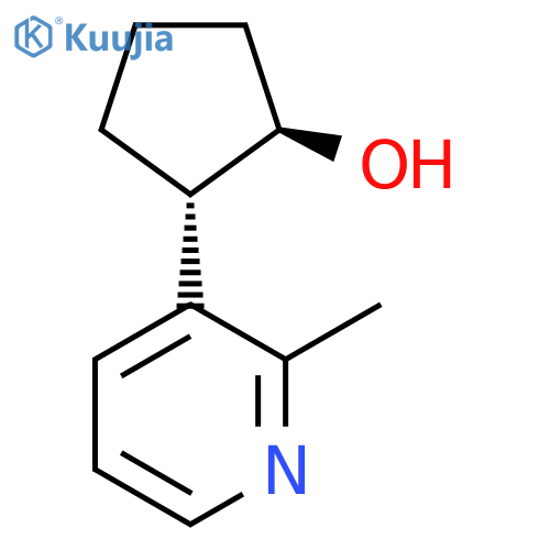 rac-(1R,2S)-2-(2-methylpyridin-3-yl)cyclopentan-1-ol structure