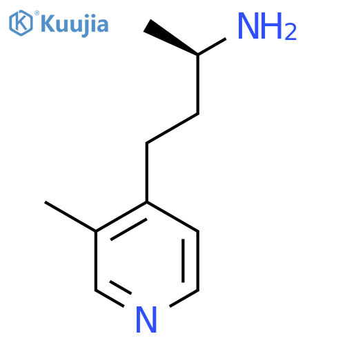 (2R)-4-(3-methylpyridin-4-yl)butan-2-amine structure