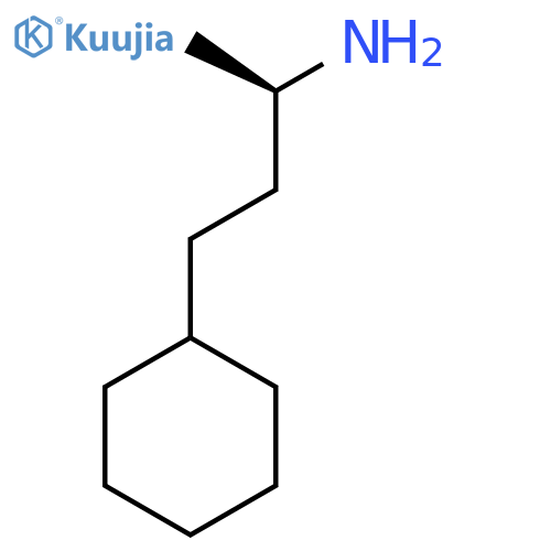 (2R)-4-cyclohexylbutan-2-amine structure