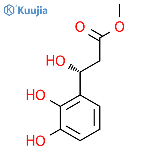 methyl (3R)-3-(2,3-dihydroxyphenyl)-3-hydroxypropanoate structure