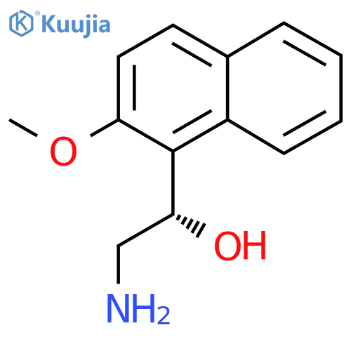 (1S)-2-amino-1-(2-methoxynaphthalen-1-yl)ethan-1-ol structure