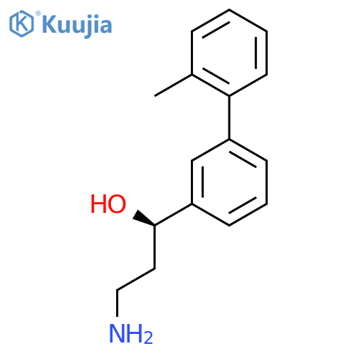 (1R)-3-amino-1-3-(2-methylphenyl)phenylpropan-1-ol structure