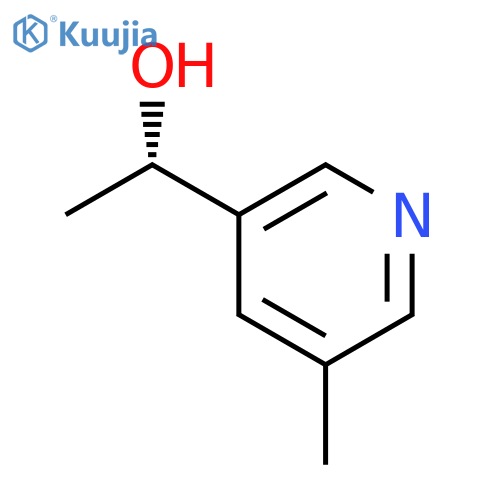 (1S)-1-(5-methylpyridin-3-yl)ethan-1-ol structure