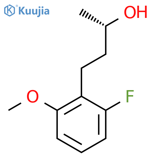 (2S)-4-(2-fluoro-6-methoxyphenyl)butan-2-ol structure