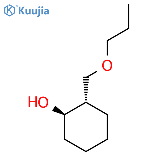 rac-(1R,2S)-2-(propoxymethyl)cyclohexan-1-ol structure
