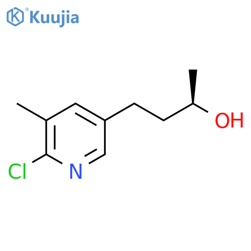 (2R)-4-(6-chloro-5-methylpyridin-3-yl)butan-2-ol structure