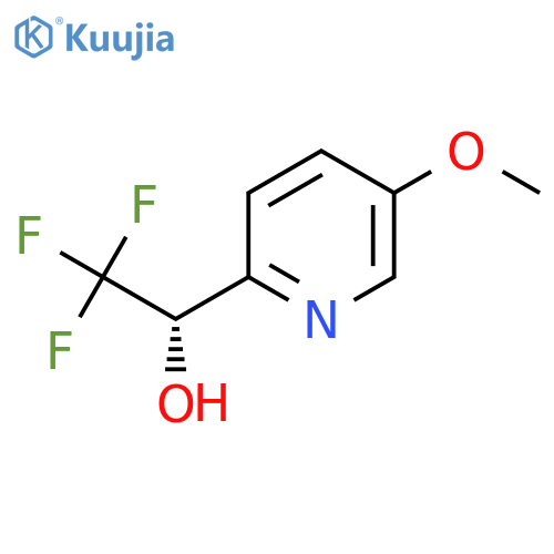 (1S)-2,2,2-trifluoro-1-(5-methoxypyridin-2-yl)ethan-1-ol structure