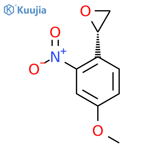 (2S)-2-(4-methoxy-2-nitrophenyl)oxirane structure
