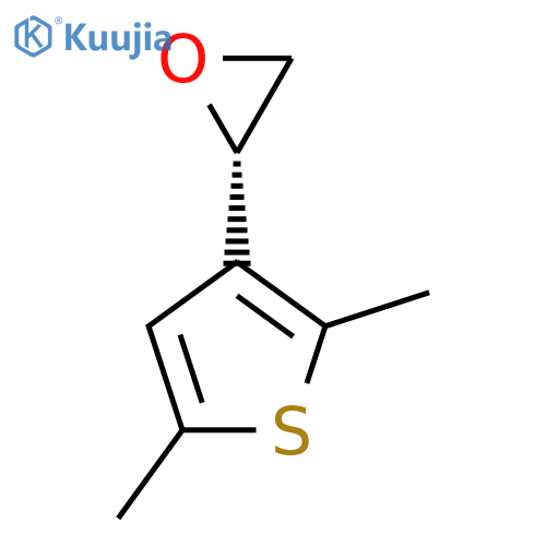 (2S)-2-(2,5-dimethylthiophen-3-yl)oxirane structure