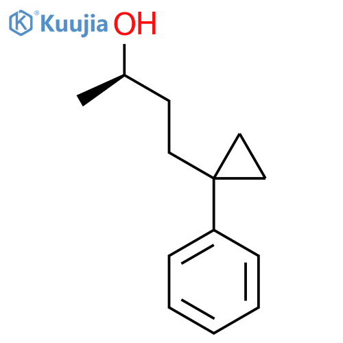 (2R)-4-(1-phenylcyclopropyl)butan-2-ol structure
