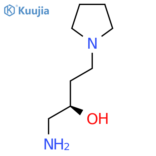 (2R)-1-amino-4-(pyrrolidin-1-yl)butan-2-ol structure