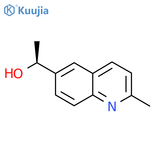 (1S)-1-(2-methylquinolin-6-yl)ethan-1-ol structure