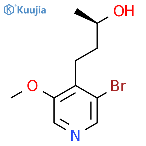 (2R)-4-(3-bromo-5-methoxypyridin-4-yl)butan-2-ol structure