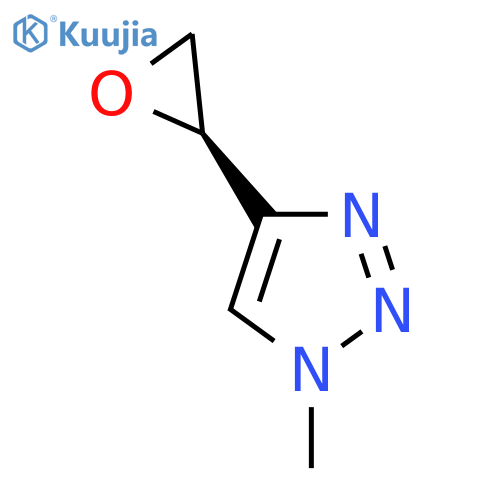 1-methyl-4-(2R)-oxiran-2-yl-1H-1,2,3-triazole structure