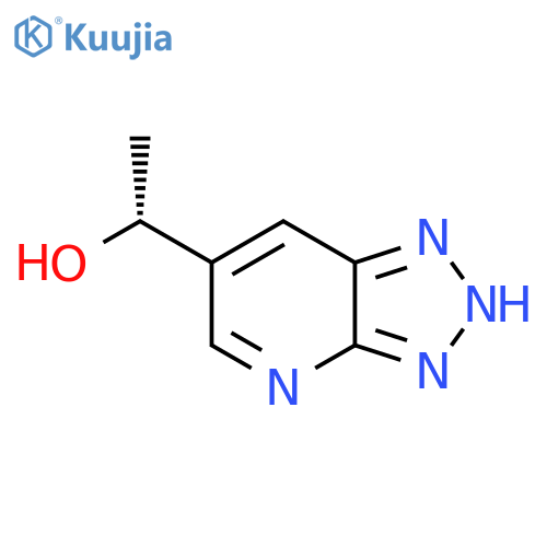 (1R)-1-{3H-1,2,3triazolo4,5-bpyridin-6-yl}ethan-1-ol structure