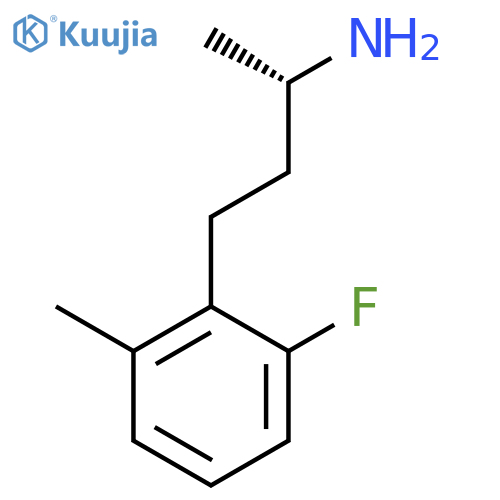 (2S)-4-(2-fluoro-6-methylphenyl)butan-2-amine structure