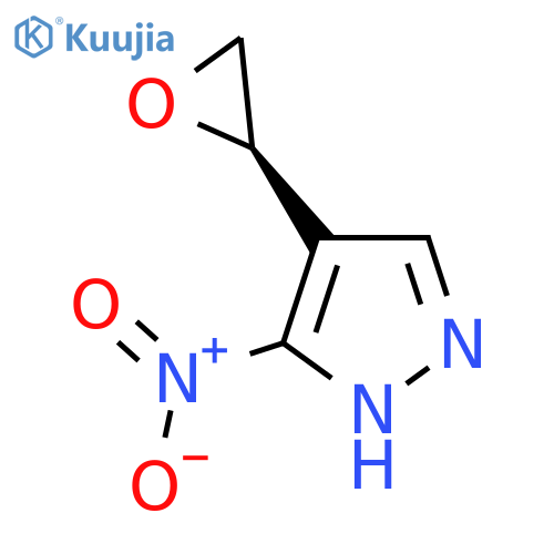 3-nitro-4-(2R)-oxiran-2-yl-1H-pyrazole structure