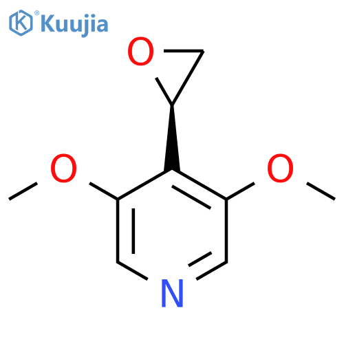 3,5-dimethoxy-4-(2R)-oxiran-2-ylpyridine structure