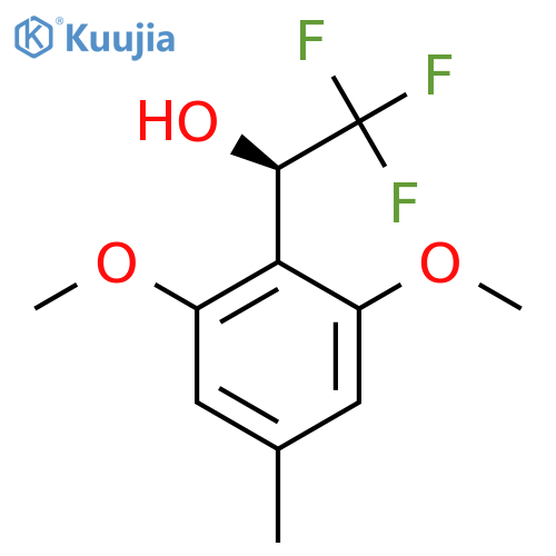 (1R)-1-(2,6-dimethoxy-4-methylphenyl)-2,2,2-trifluoroethan-1-ol structure