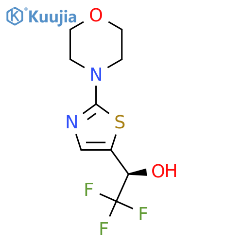 (1S)-2,2,2-trifluoro-1-2-(morpholin-4-yl)-1,3-thiazol-5-ylethan-1-ol structure
