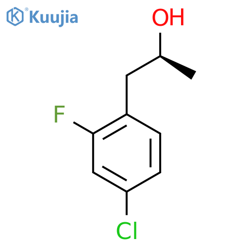 (2S)-1-(4-chloro-2-fluorophenyl)propan-2-ol structure