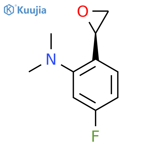 5-fluoro-N,N-dimethyl-2-(2R)-oxiran-2-ylaniline structure