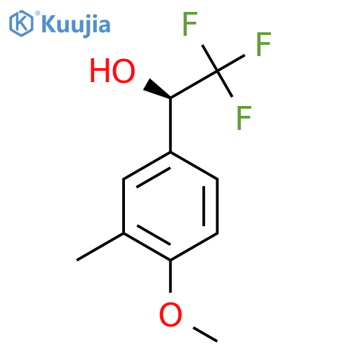(1R)-2,2,2-trifluoro-1-(4-methoxy-3-methylphenyl)ethan-1-ol structure