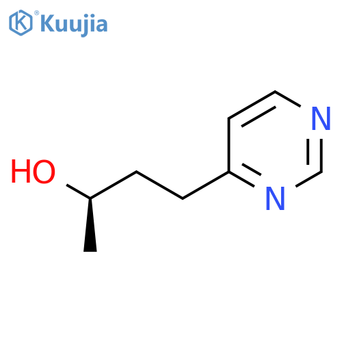 (2R)-4-(pyrimidin-4-yl)butan-2-ol structure