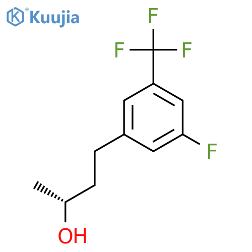 (2R)-4-3-fluoro-5-(trifluoromethyl)phenylbutan-2-ol structure