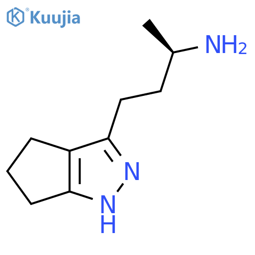(2R)-4-{1H,4H,5H,6H-cyclopentacpyrazol-3-yl}butan-2-amine structure