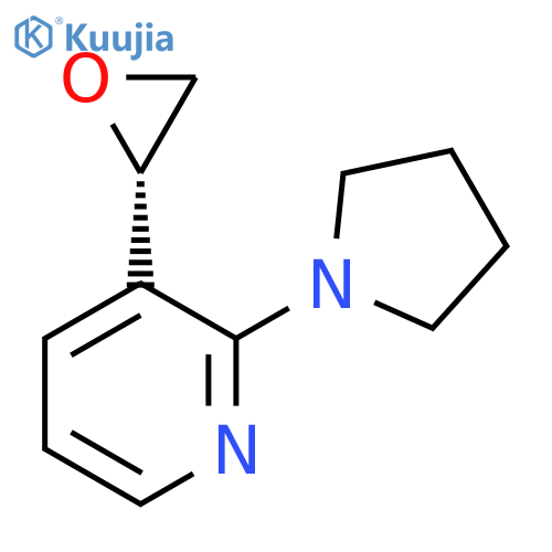 3-(2S)-oxiran-2-yl-2-(pyrrolidin-1-yl)pyridine structure