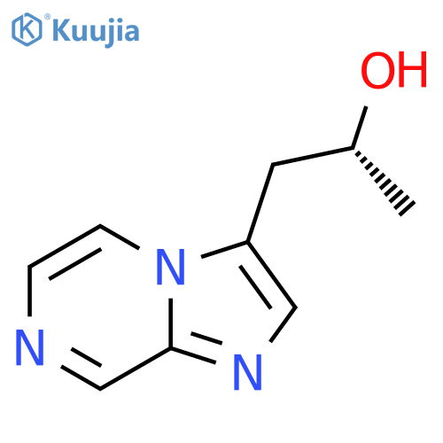 (2R)-1-{imidazo1,2-apyrazin-3-yl}propan-2-ol structure