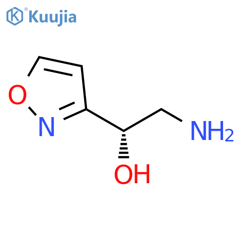 (1S)-2-amino-1-(1,2-oxazol-3-yl)ethan-1-ol structure