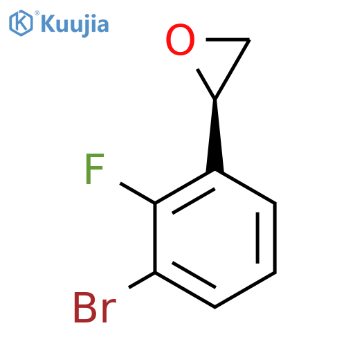 (2R)-2-(3-bromo-2-fluorophenyl)oxirane structure