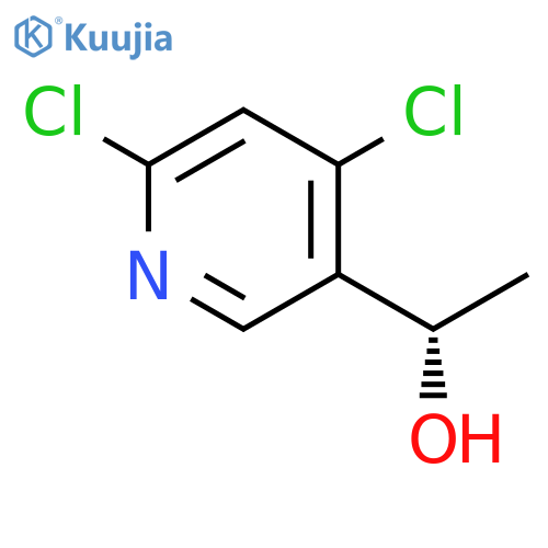 (1S)-1-(4,6-dichloropyridin-3-yl)ethan-1-ol structure