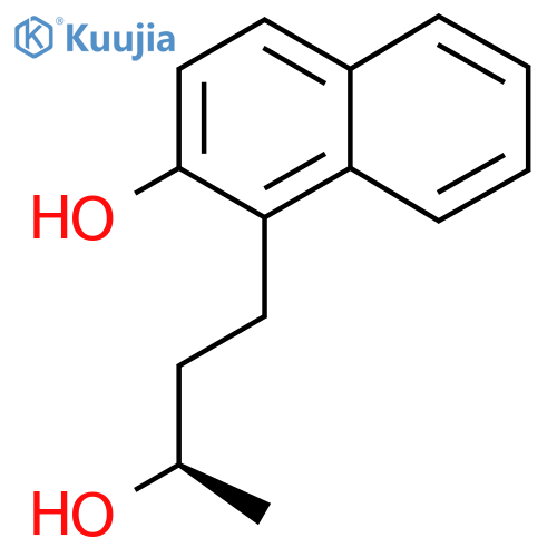 1-(3R)-3-hydroxybutylnaphthalen-2-ol structure
