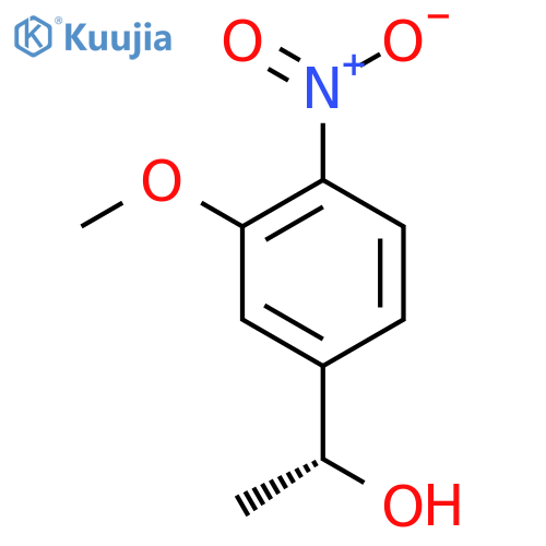 (1R)-1-(3-methoxy-4-nitrophenyl)ethan-1-ol structure