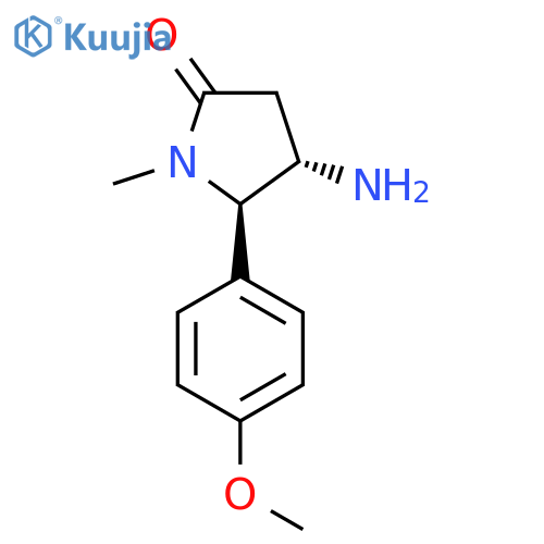 4-Amino-5-(4-methoxyphenyl)-1-methylpyrrolidin-2-one structure
