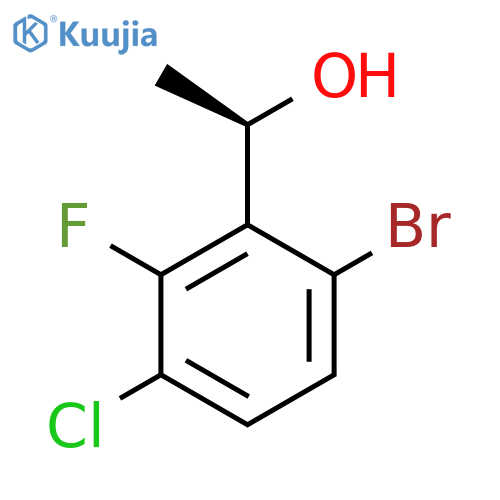 (1R)-1-(6-bromo-3-chloro-2-fluorophenyl)ethan-1-ol structure
