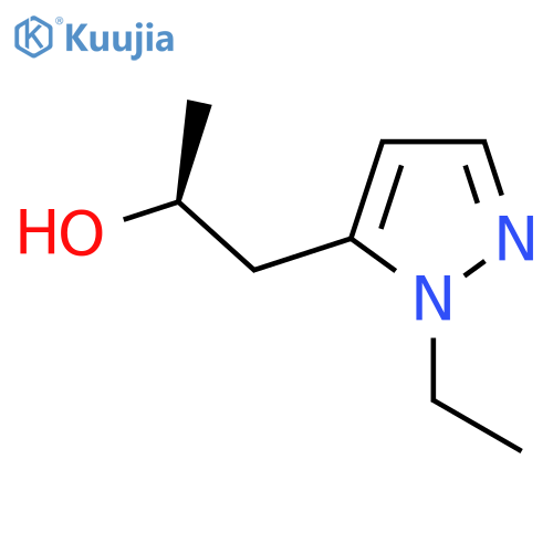 (2S)-1-(1-ethyl-1H-pyrazol-5-yl)propan-2-ol structure