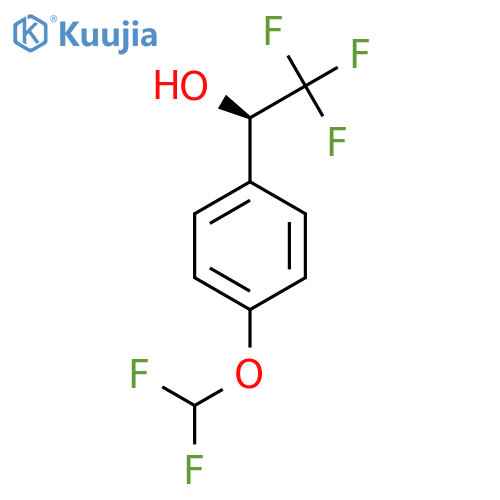 (1R)-1-4-(difluoromethoxy)phenyl-2,2,2-trifluoroethan-1-ol structure