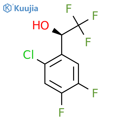 (1R)-1-(2-chloro-4,5-difluorophenyl)-2,2,2-trifluoroethan-1-ol structure