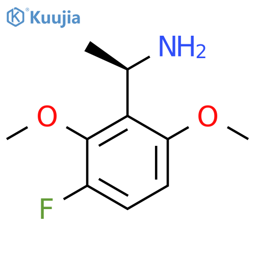 (1R)-1-(3-fluoro-2,6-dimethoxyphenyl)ethan-1-amine structure