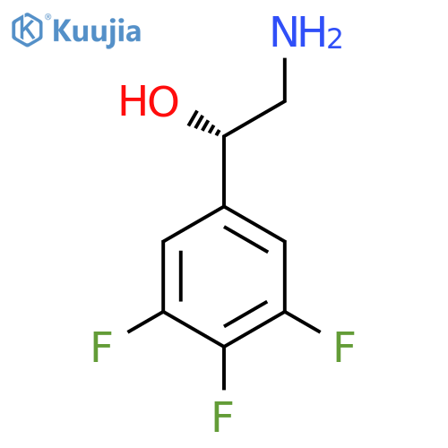 (1S)-2-amino-1-(3,4,5-trifluorophenyl)ethan-1-ol structure