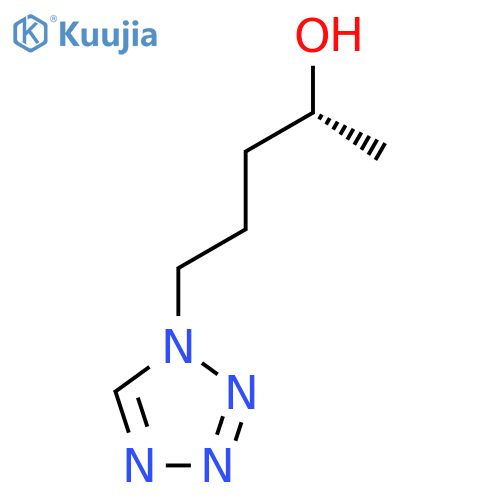 (2R)-5-(1H-1,2,3,4-tetrazol-1-yl)pentan-2-ol structure