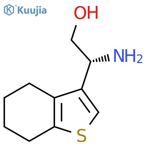 (2R)-2-amino-2-(4,5,6,7-tetrahydro-1-benzothiophen-3-yl)ethan-1-ol structure
