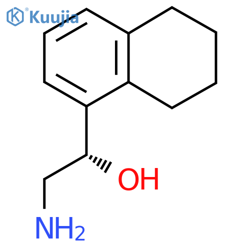 (1S)-2-amino-1-(5,6,7,8-tetrahydronaphthalen-1-yl)ethan-1-ol structure