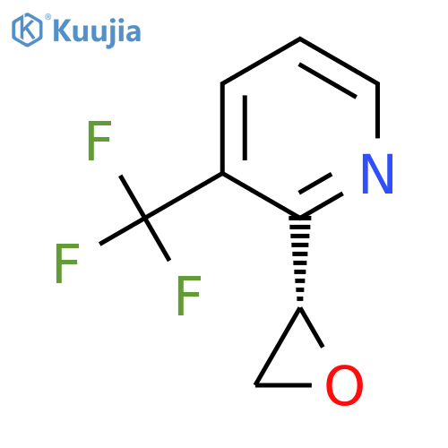 2-(2S)-oxiran-2-yl-3-(trifluoromethyl)pyridine structure