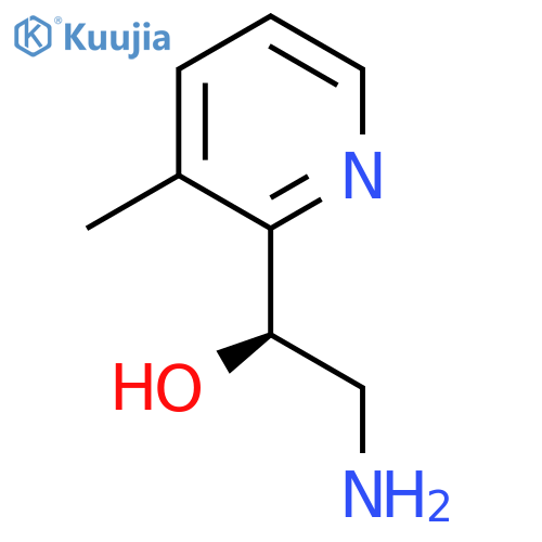 (1R)-2-amino-1-(3-methylpyridin-2-yl)ethan-1-ol structure
