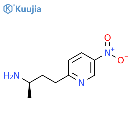 (2R)-4-(5-nitropyridin-2-yl)butan-2-amine structure
